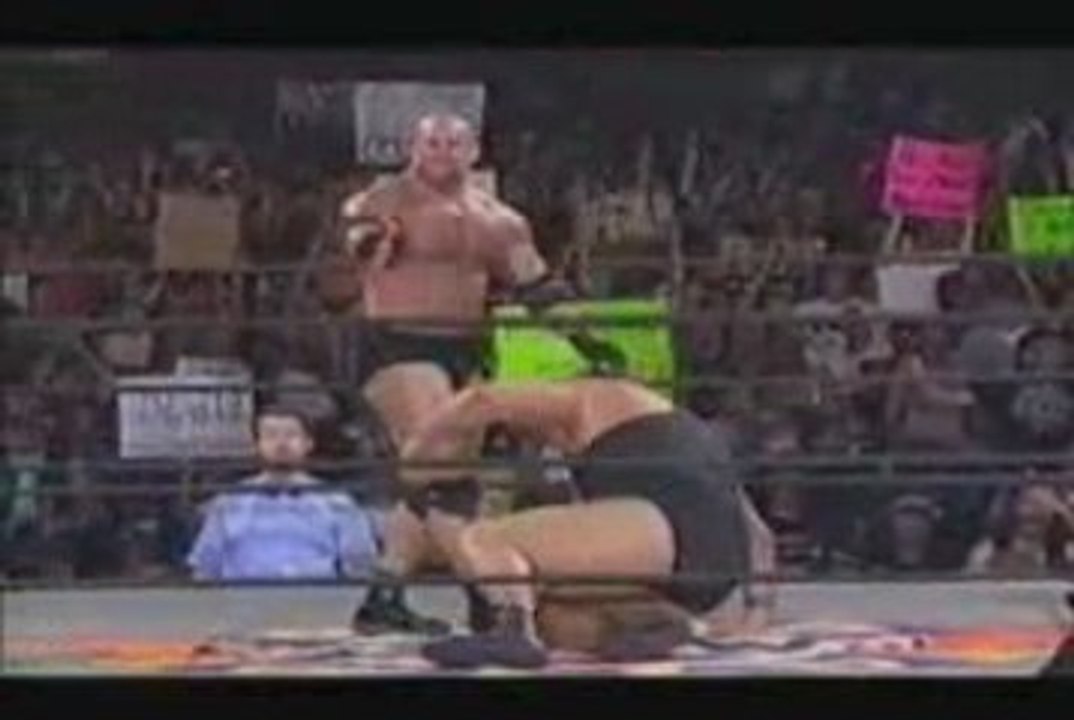 Goldberg Jackhammers The Giant (Big Show)