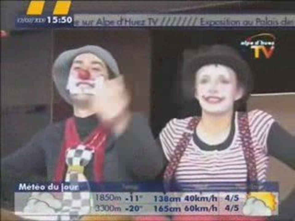 SPECTACLE CLOWN / LES NEZ A NEZ / TV ALPES HUEZ