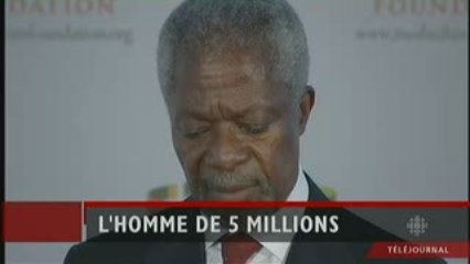 Festus Gontebanye Mogae récompensé pour son leadership