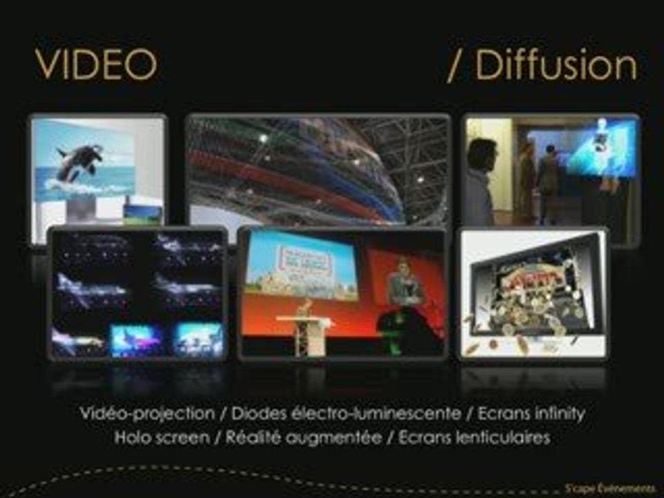 Agence S'cape Evénements- Pôle Image