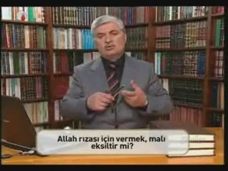 Allah için infak malın aksilmesi