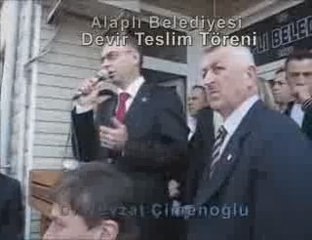 Alaplı Belediyesi devir teslim