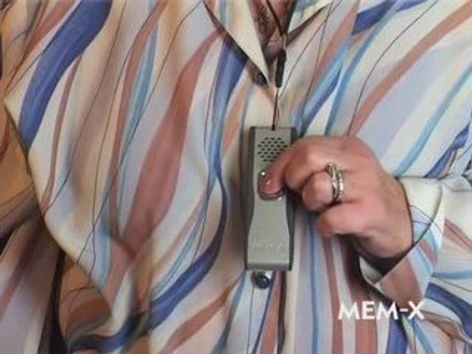 Démonstration de l'utilité l'aide-mémoire vocal Mem-x