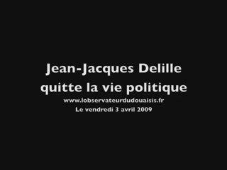 Douaisis : le départ de Jean-Jacques Delille