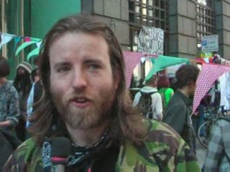 Member of Climate Camp at G20 talks about Carbon Trading