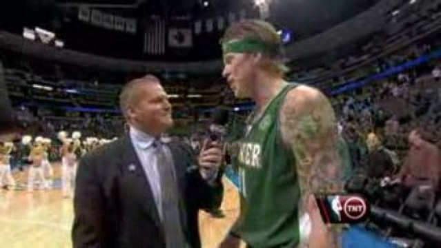 NBA Post Game Chris Andersen April 02, 2009