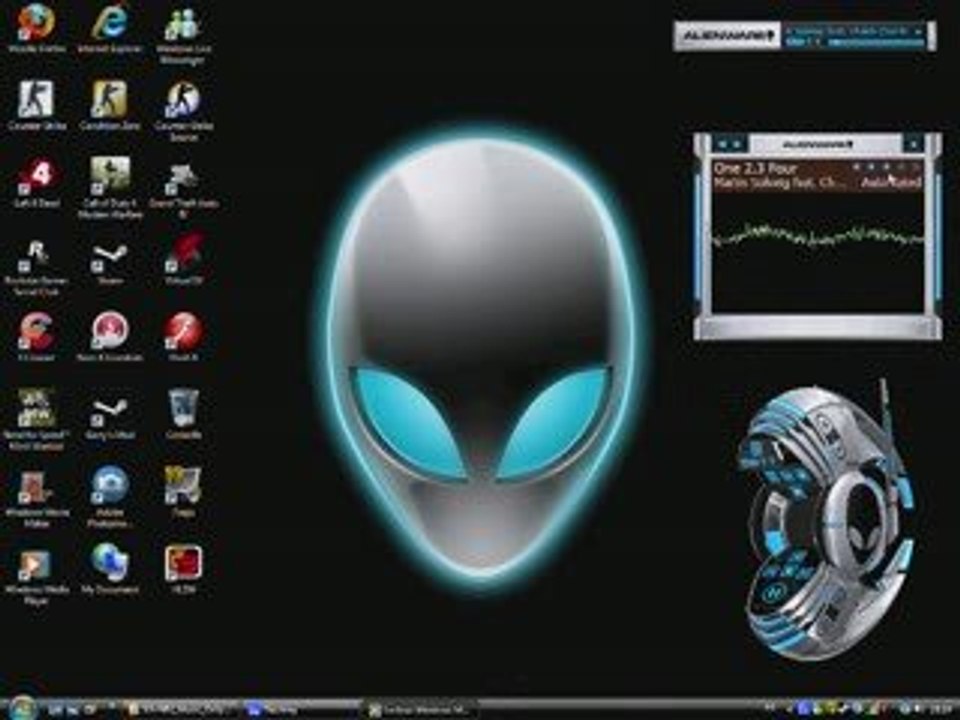 Alienware theme pc