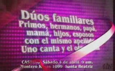 Casting de "El Show de los Sueños" spot #2 (abril de 200...