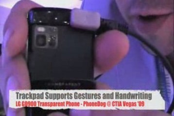 LG GD900: "The Transparent Phone"