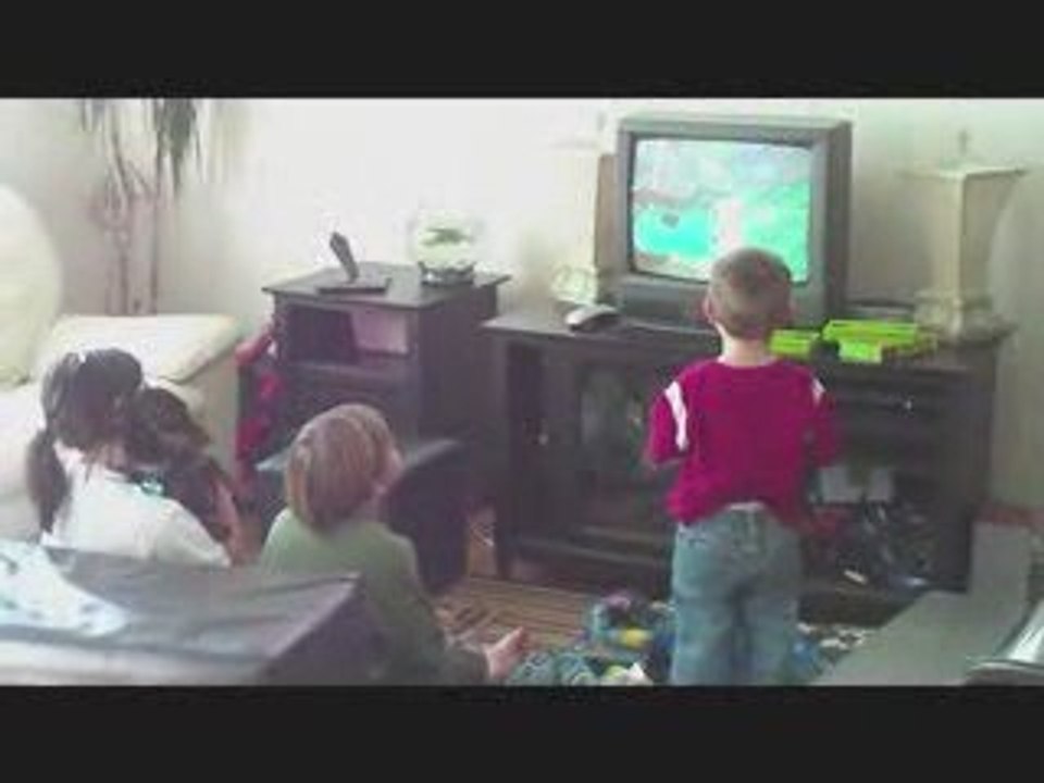 My Kids Singe Veggie Tales Theme Song