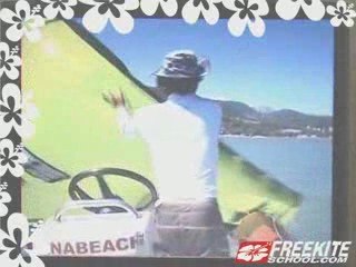 Freekite au lac de Monteynard