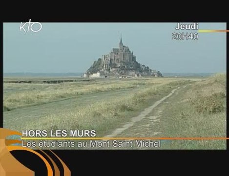 Les étudiants au Mont Saint Michel