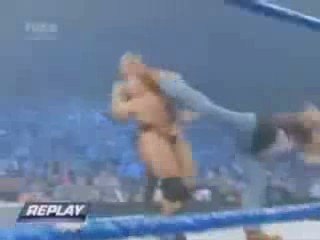 Sweet chin music to Batista