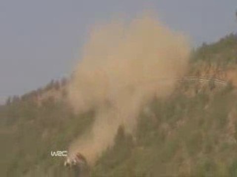 Crash Accident Latvala Rally Portugal 2009 wrc 17 tonneaux
