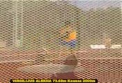 Athlé Virgilijus Alekna 73m88 2è perf mondiale de tt les tps