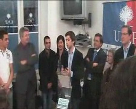 Sophia & Romain - Discours Jeunes UMP et élus - 1er/04