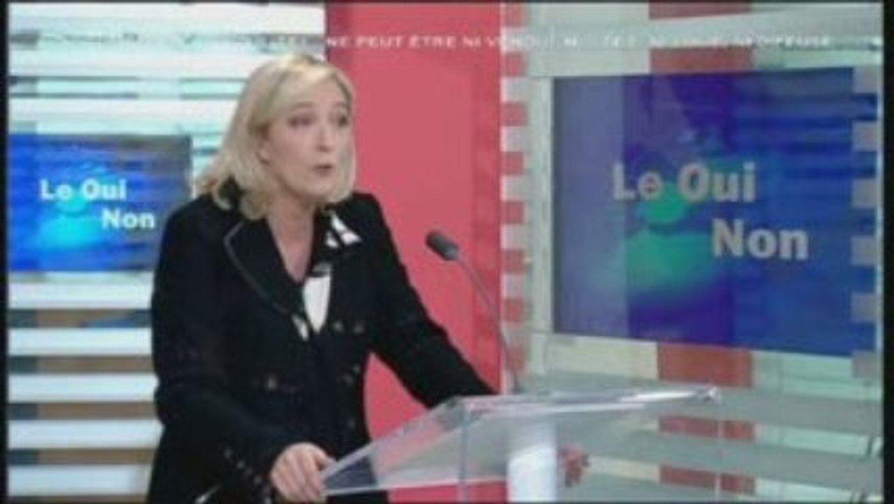 Marine Le Pen dans Oui/Non
