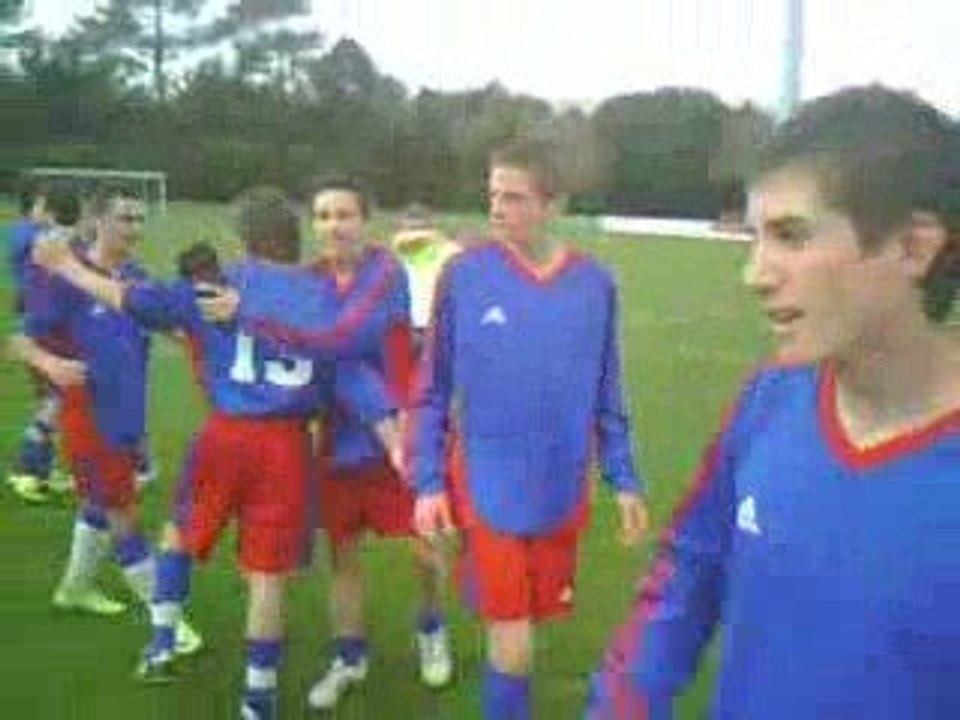 Fin du match USM Morlaix (15ans 8ème C.de.Bretagne)