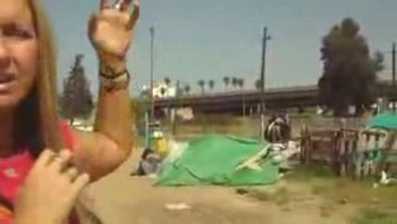 Shocking Video footage of Tent City Fresno, CA. Pt. 2