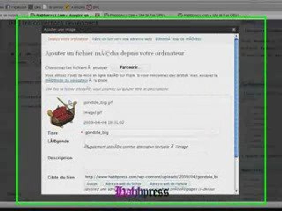 HPRESS publier une news