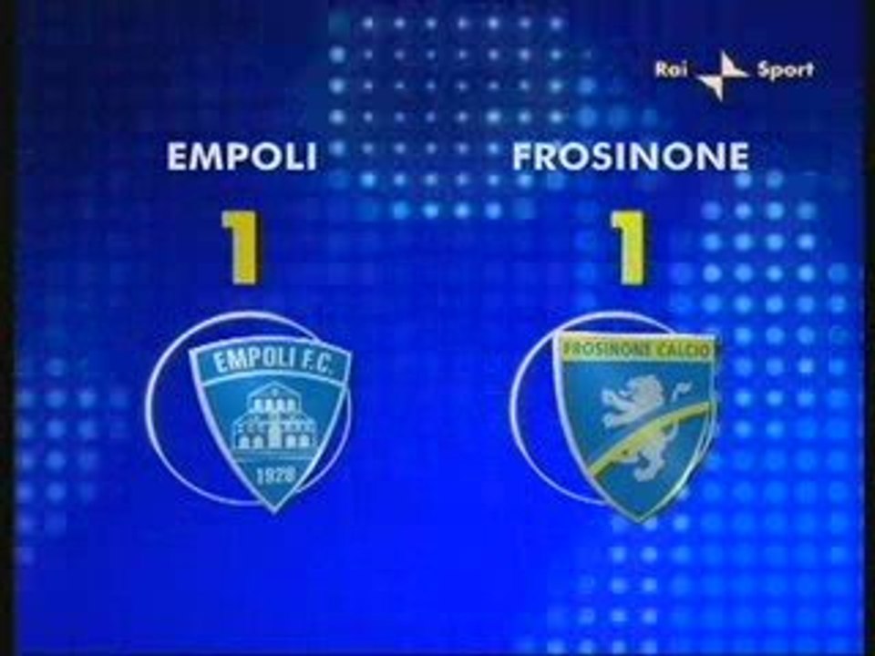Empoli frosinone 1-1