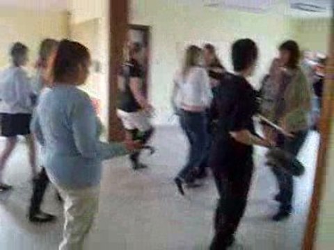 Repetition de danse pour la cavalcade d'auvelais