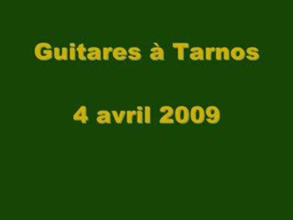 Tarnos - Trio de Guitares - 4 avril 2009