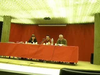 Tsipras invité par l'Espace Marx, mars 2009