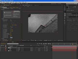 Tutoriel réalisation pluie after effects