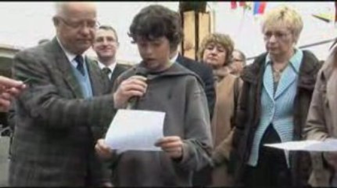 Pose de la première pierre symbolique Assomption Pessac