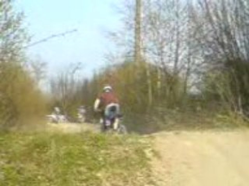 seance depart au terrain 125 250 yz