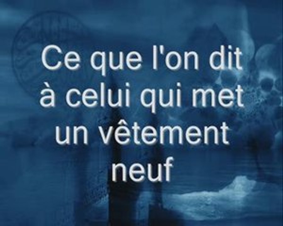 004 Ce que l'on dit à celui qui met un vêtement neuf vostfr