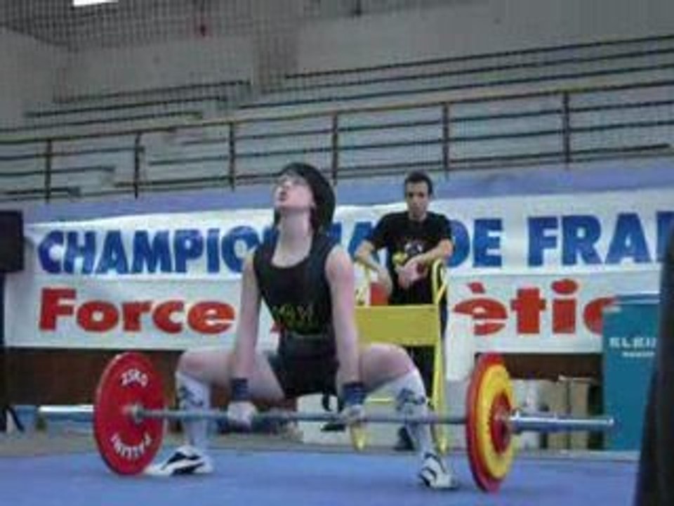 Soulevé de terre 110 kilo
