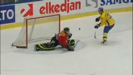 Un lob au hockey sur glace
