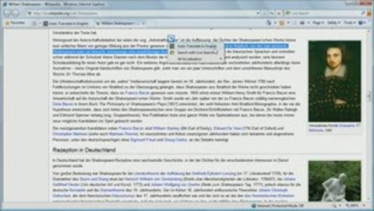 IE 8 Accelerators - Digital Inspiration Video
