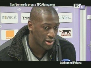 Conférence de presse TFC/Guingamp