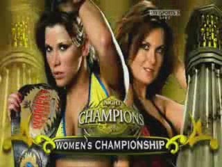 WWE Night Of Champions 2008 Match Card