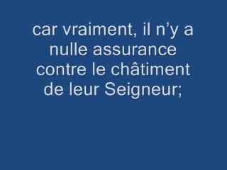 Sheikh Mohammed Al Mohaisany Sourate 70 Al -Ma'arij