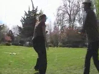 Bataille d'eau au parc bel air