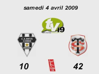 CABrive vs Stade Toulousain - TOP14