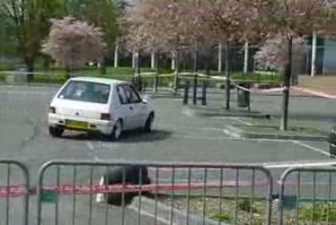 205 Rallye Slalom Belleville Sur Saone 05/04/09