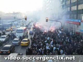 Beşiktaş yol kenarı  - kayseri maçı öncesi