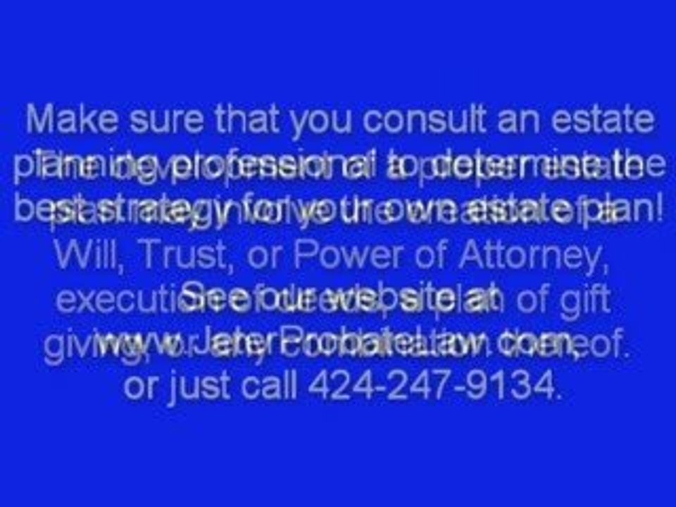 Los Angeles Estate Planning - L.A. Estate Planning Jeter ...