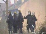 CRS caillasseurs , Strasbourg manif anti otan vs Police