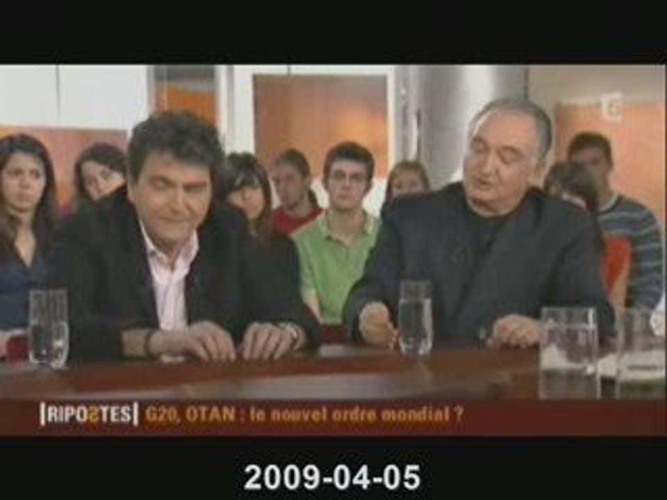 Sarkozy nationalise les banques selon Lellouche G20