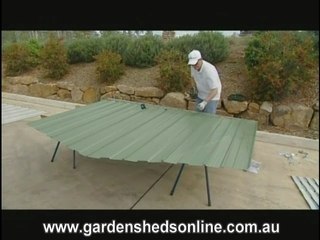 Garden Shed - Side Wall Installation