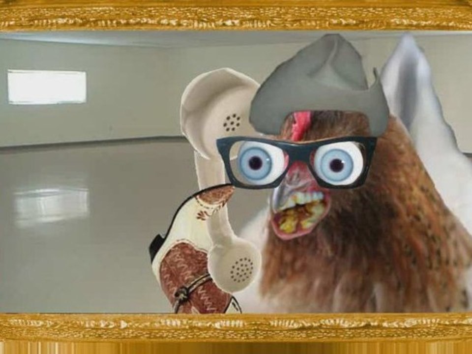 Chicken and horse discuss current events