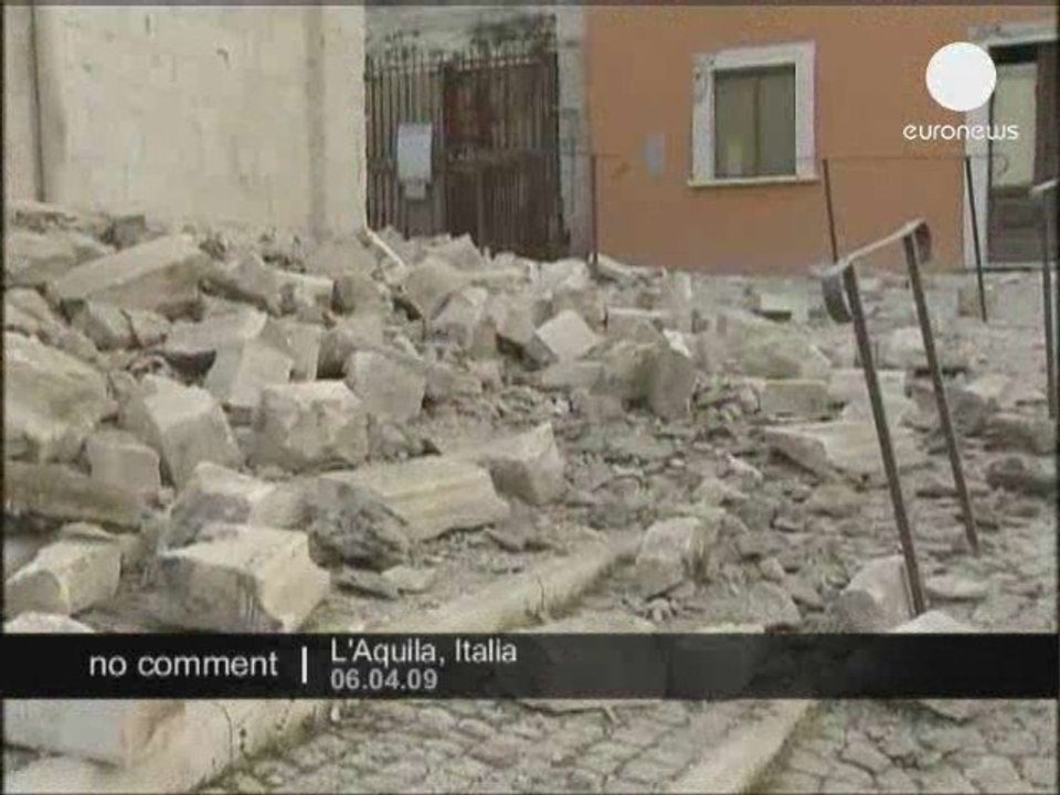 Tremblement de terre à L’Aquila en Italie