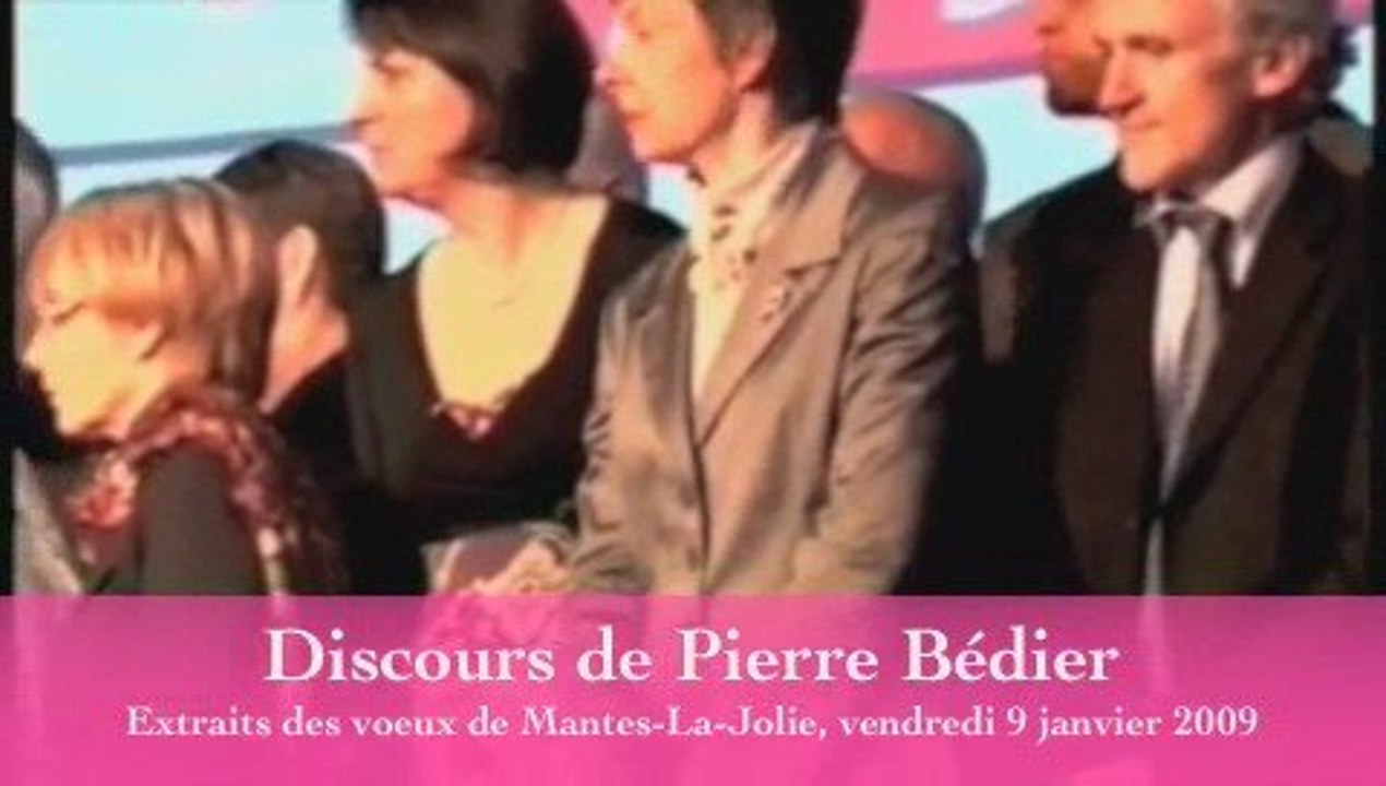 Discours de Pierre Bedier voeux 2009