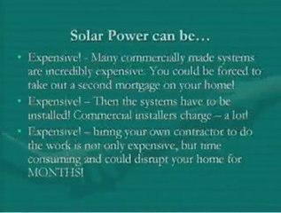 Home Solar Kits - Make Your Own In A Weekend